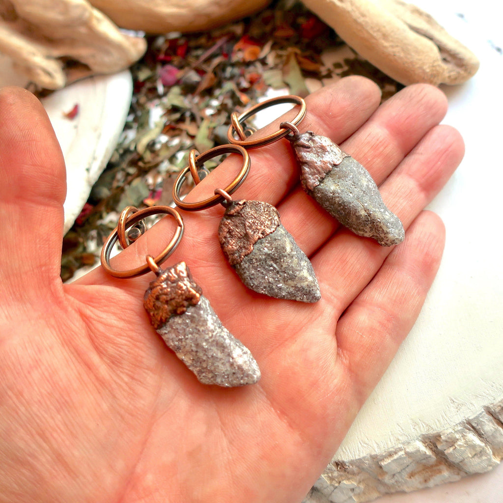 Lepidolite Keychain - Copper | Handmade by Blackbird & Sage